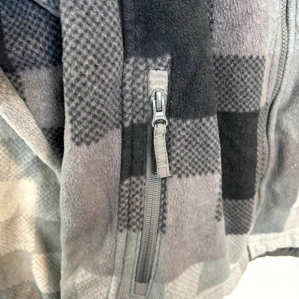 Columbia Mens Interchange Jacket Large Long Sleeve Full Zip Fleece Check Print - Picture 5 of 16